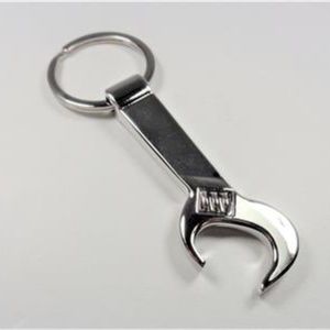 AIRCRAFT METAL WRENCH AND BOTTLE OPENER KEY CHAIN
